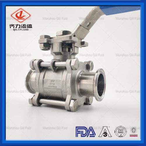 Stainless Steel High Platform Three-Way Ball Valve