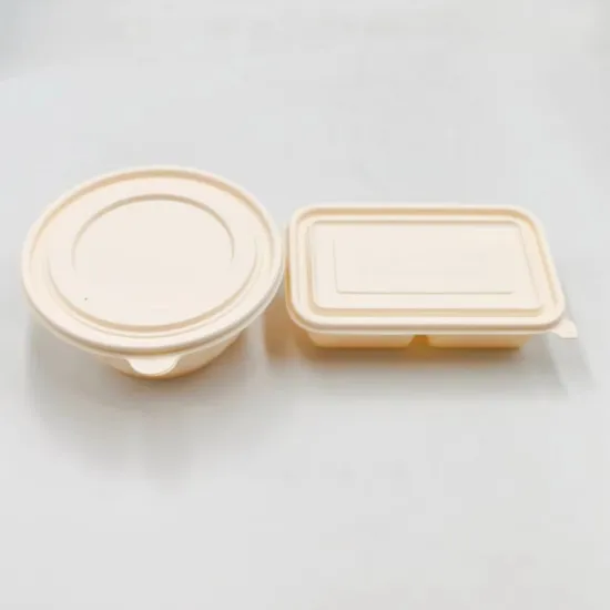 Biodegradable Cornstarch Food Tray/Container/Salad Bowl