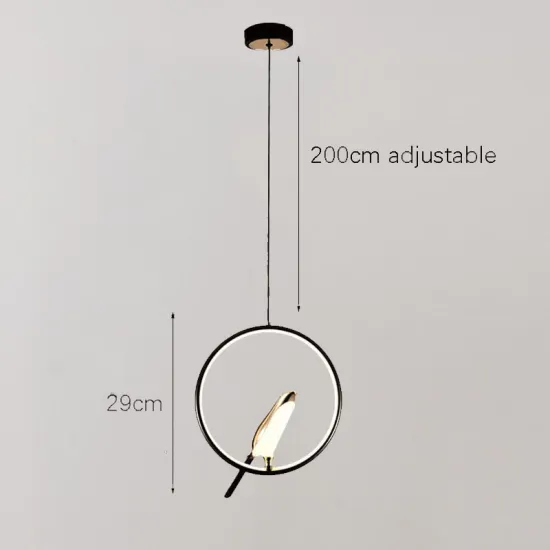 Modern Single Head Magpie Chandelier LED Pendant Lamp for Home & Hospitality Interiors