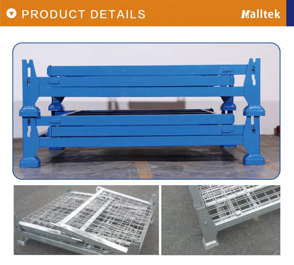 Hot/cold galvanization warehouse transport pallet cage