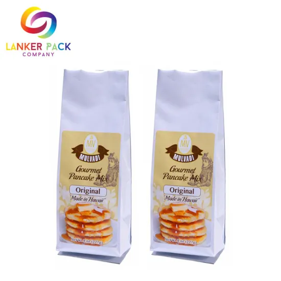 FDA Approved Laminated Quad Seal Cookie Packaging