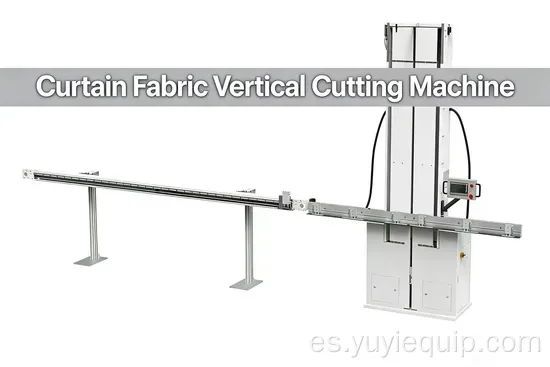 Máquina cortadora de cortina vertical controlada por PLC Yuyi eficaz de 1,2 kW y 220 V con garantía de 1 año