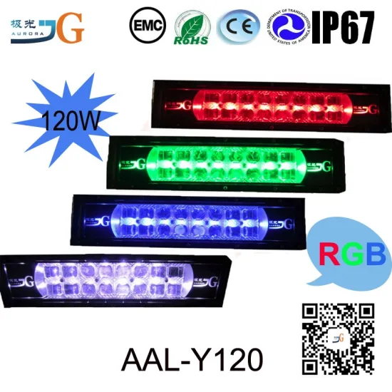 OEM Logo RGB Color Changing Flash Light Led Light Bar Work Driving Lamp 4x4 ATV Led Light Bar