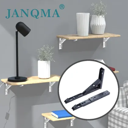 foldable triangular wall-mounted storage rack Bracket