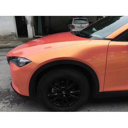 Coral Orange Color Shifting Vinyl Wrap