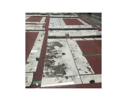 Luxury Brazilian Patagonia Granite Quartzite Countertops & Tiles - Modern White Stone Interior Decor