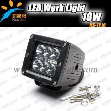 High quality 18W led light bar for off road, 6 leds CREE led light bar