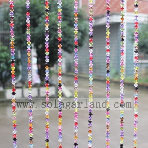 Wholesale Crystal Beaded Door Curtain For Home Decor, High Quality Hanging Door Beads Curtain