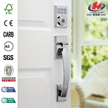 Jednocylindrowy, Polerowany chrom elektroniczne Deadbolt