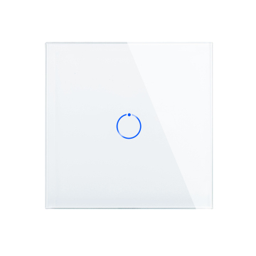 Bingoelec WiFi 1 Gang 1 Way Smart Wall Switch with Glass Panel and Remote Control