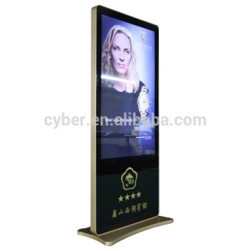 55inch Samsung panel indoor advertising totem display/multi-media lcd advertising digital signage display