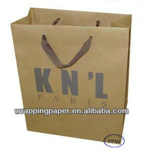 Cheap Brown Paper Shopping Bags Wholesale