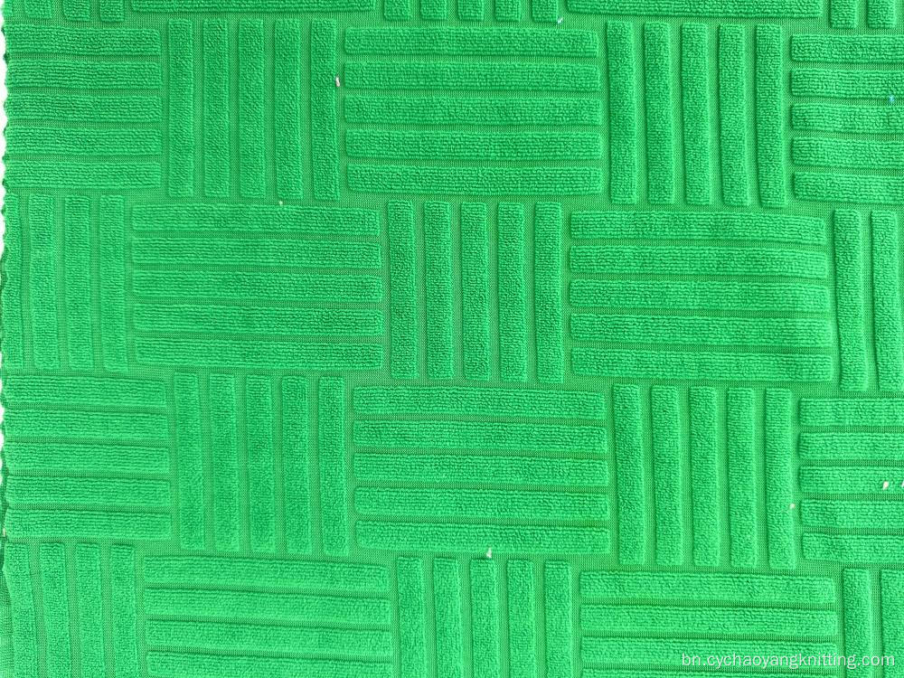 উচ্চমানের পরিবেশ বান্ধব জ্যাকার্ড টেরি কাপড়