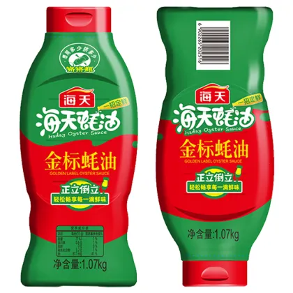 Golden Label Oyster Sauce - Halal Certified, BPA-Free, Fish-Shaped Bottle