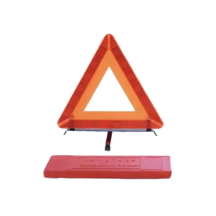 Folding Car Triangle Warning Frame with LED Lights