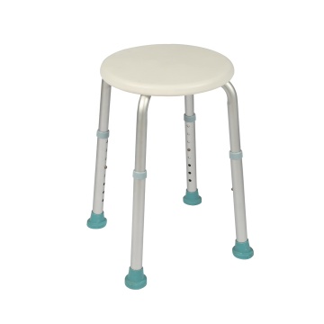 Silla de ducha liviana antideslizante con altura ajustable