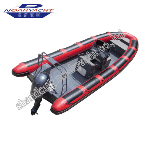 24ft Kapur Aluminium Hull Rib Militer Patroli Perahu