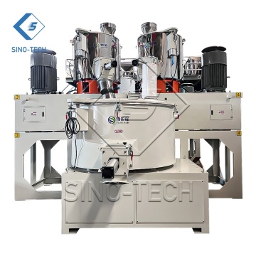 Hot Sale Stainless Steel PVC Powder Vertical Heating Cooling Turbo Mixer