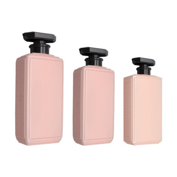 Custom Pink PET Plastic Lotion Bottles with Pump - 350ml, 500ml, 750ml for Shampoo and Conditioner