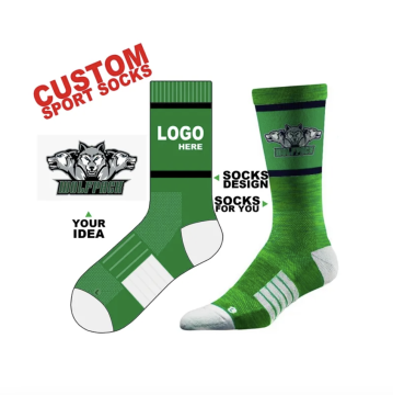 CUSTOM OEM MEN'S COTTON SOCKS WITH EMBROIDERED DESIGN AND LOGO
