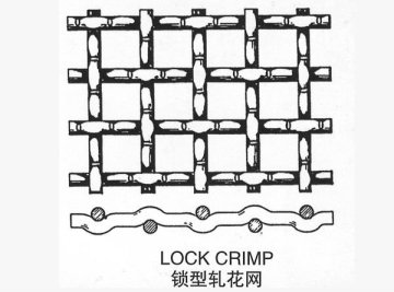 lock weaving crimped wire mesh