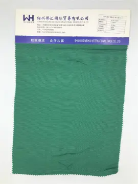 High Quality Woven 100% Viscose Plain Green Fabrics