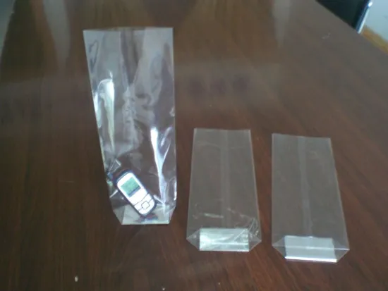 Square Bottom Clear Plastic Bread Bags For Bakery Cake, Bread, Candy, Chocalat Packaging