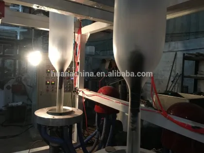 Double Head Film Blowing Machine - PE Plastic Film Blowing Machine