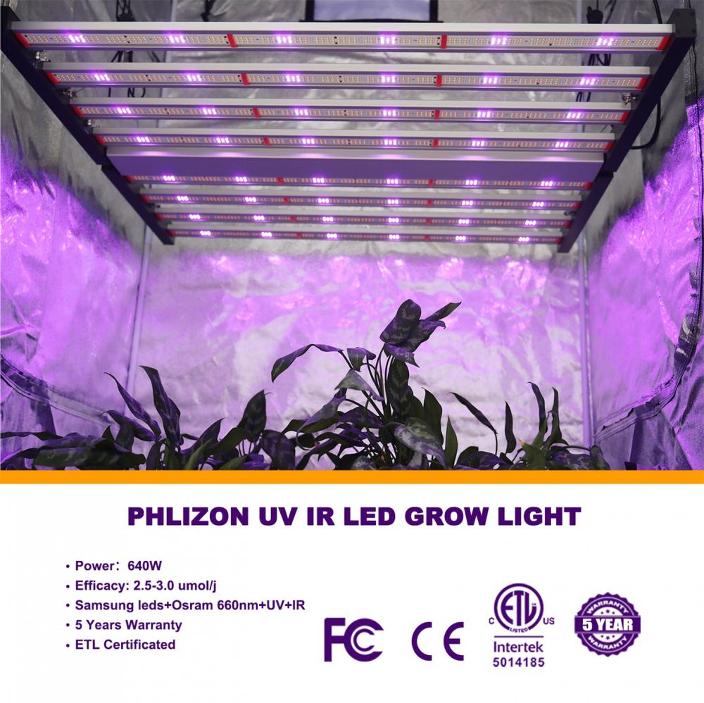 UV IR LED Grow Lights for Blooming