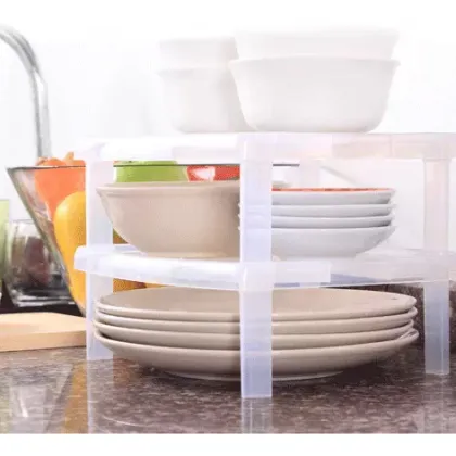 Plastic Kitchen Storage Bowl Rack - Detachable Houseware