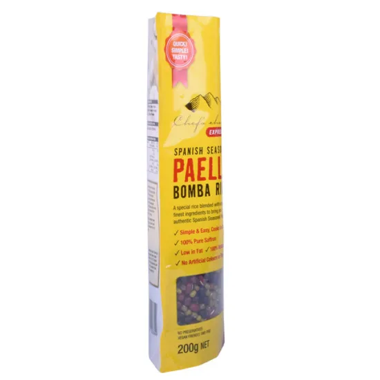 Recyclable plastics food pack printed with zipper
