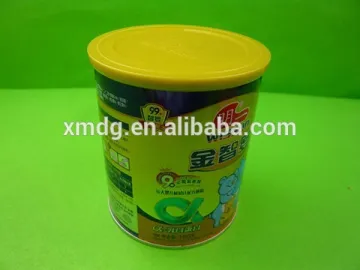 Factory price plastic powder can round cap