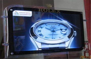 Crystal Dynamic Led Light Box ,outdoor Ultra Slim Aacrylic Display Stands
