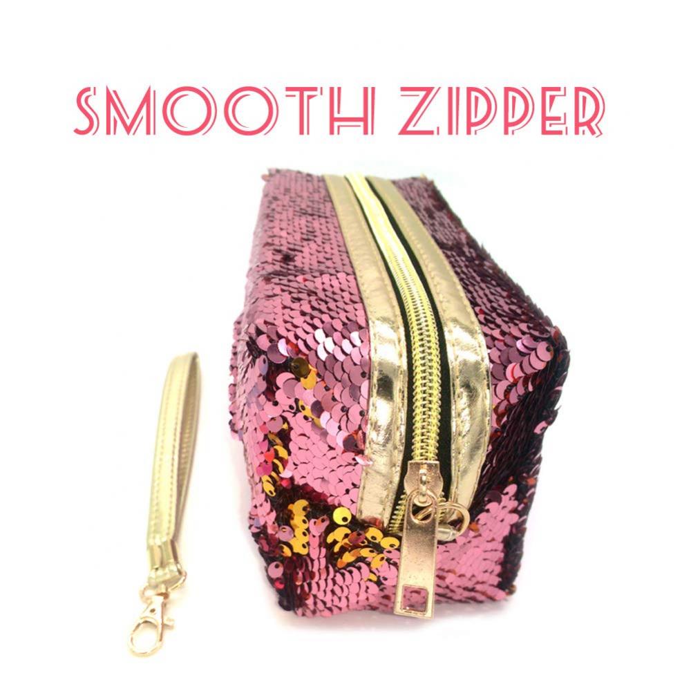 Glitter Double Color Sequin Pencil Case 3 Glitter Double Color Sequin Pencil Case 3