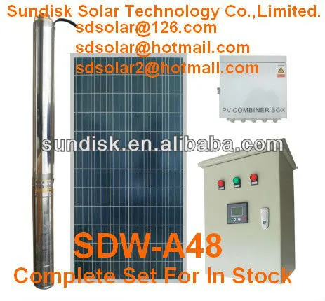 IN STOCK solar submersible pump 1.1KW(1.5HP)