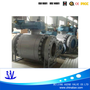 Cast steel trunnion mounted ball valve