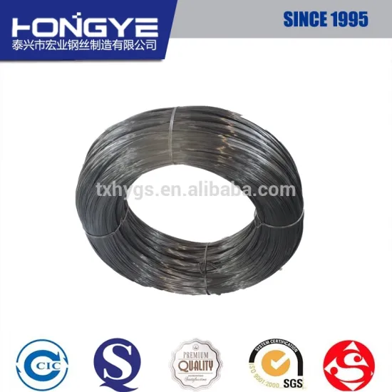 Black Round Spring Steel Wire Stock