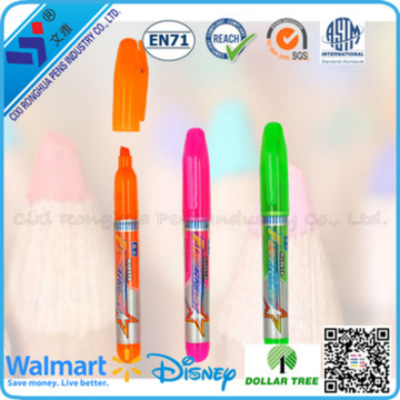 2015Alibaba China Hot Selling muti-color highlighter marker eraser