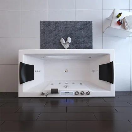 Rectangle Whirlpool Massage Bathtub