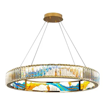 Nordic Modern Simple Crystal Chandelier Lamp