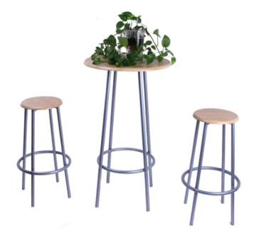 coffee bar used sectional furniture high round table high round stool
