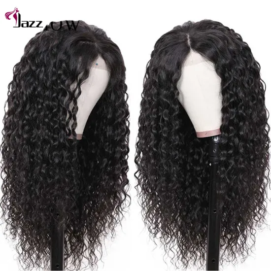 9a glueless 100% human hair water wave lace front wigs,  #4 colou real human hair water wavy curly lace closure wig with frontal