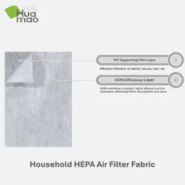 High Efficiency Household AC HEPA Air Filter Fabric