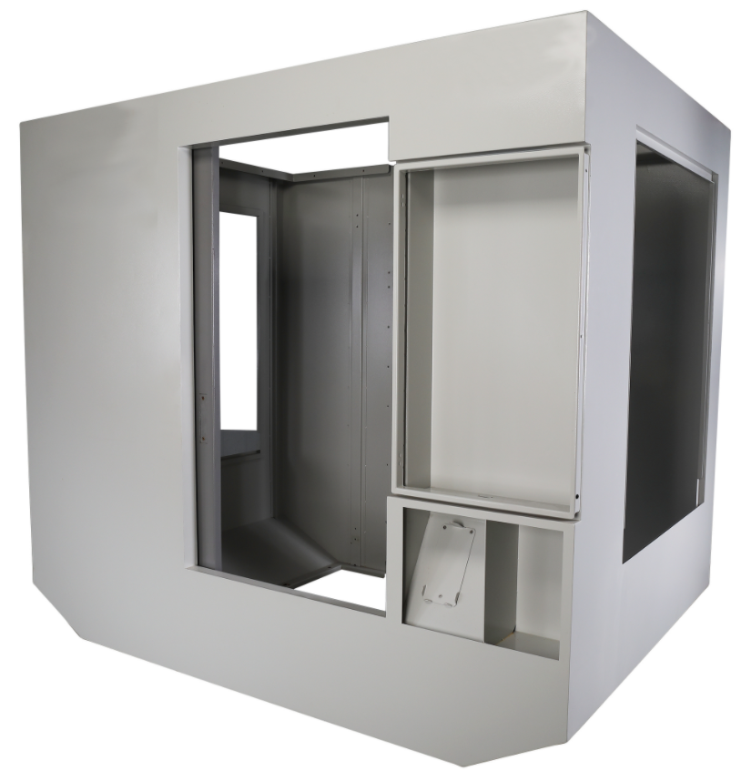 Gabinete amplificador de matriz feito de folha de metal industrial