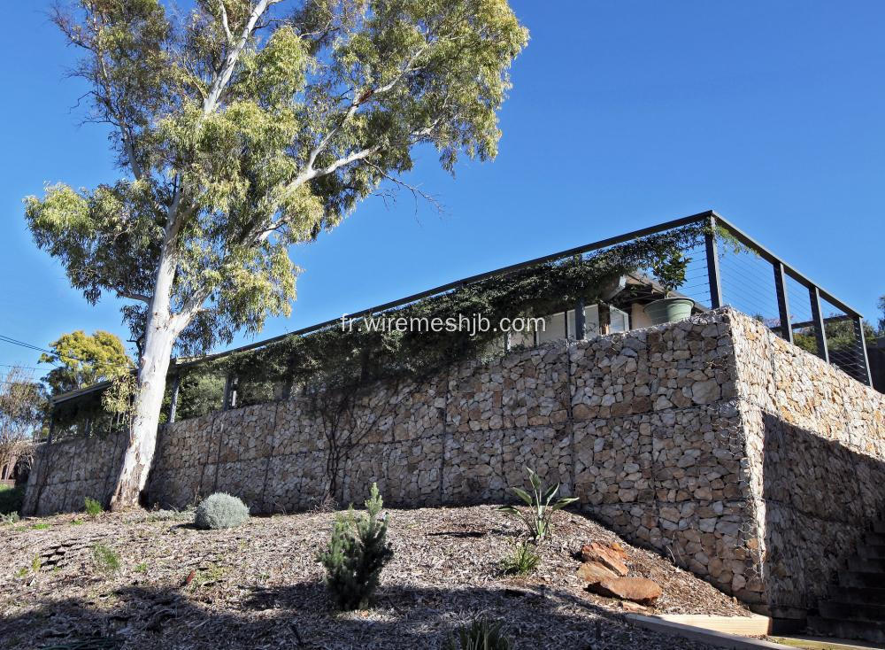 Boîte en gabions galvanisés de 3,9 mm pour le projet River Bank