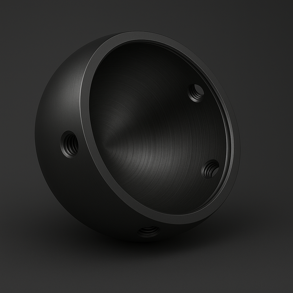 black aluminum parts