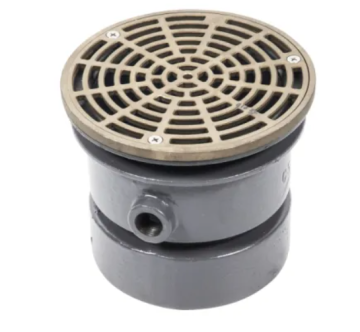 Round Nickel Bronze Floor Drain