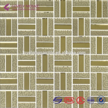 Modern Mosaic Tiles Mirror Mosaic Tiles Decorative Tiles AJM006