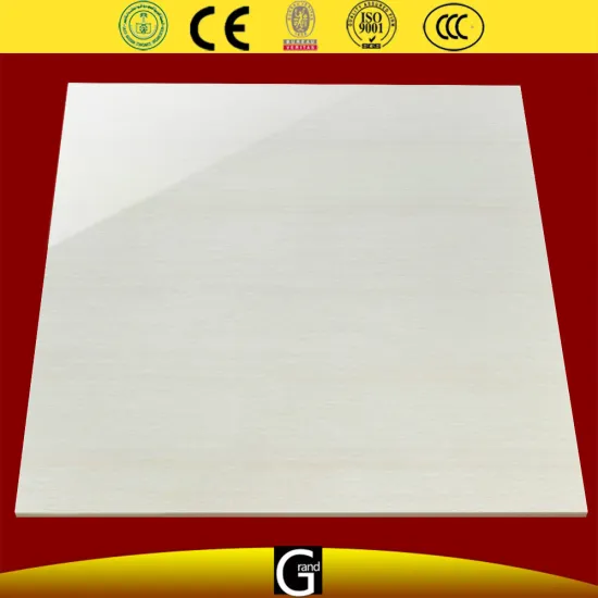 Pink polished wood grain porcelain tile glossy floor tile