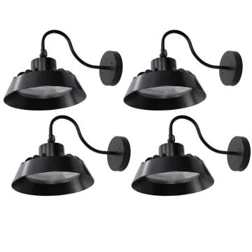 Lowcled LED Barn Light with Dusk to Dawn Sensor and Photocell: Ideal Outdoor Security Lighting for Garage, Yard, and Street Areas